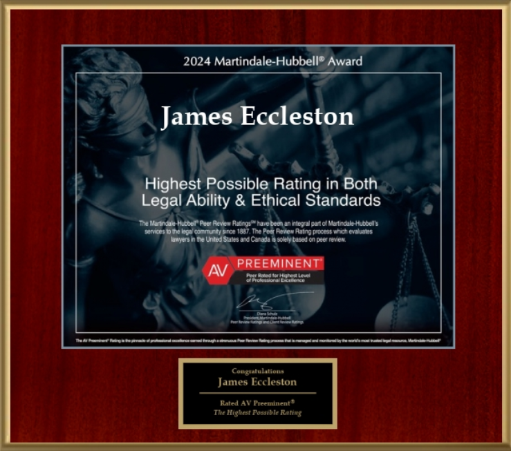 eccleston-law-highest-rating-award
